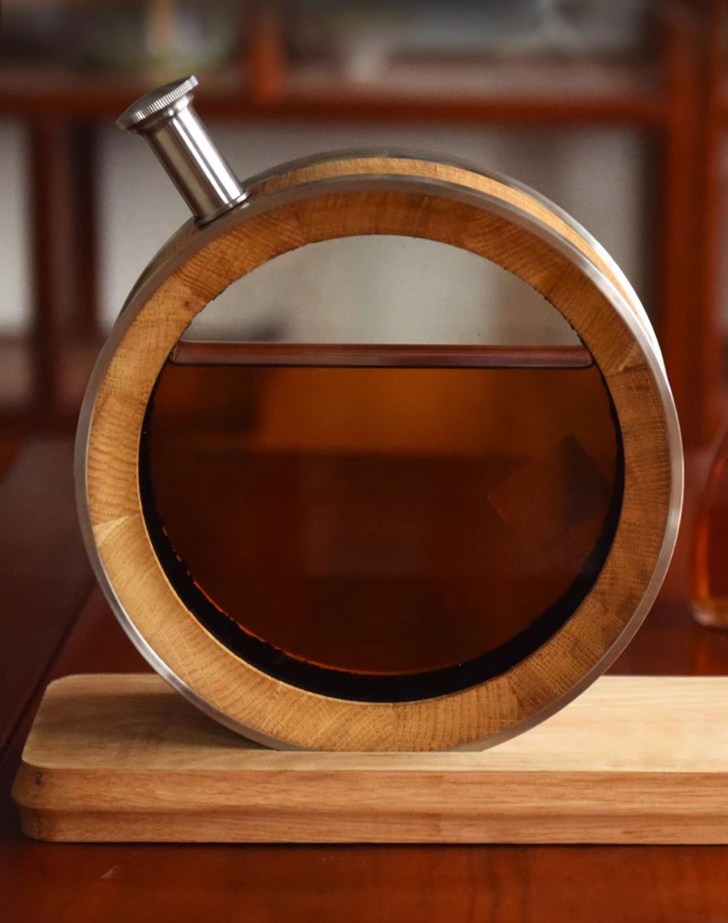 Visual oak barrel Whiskey