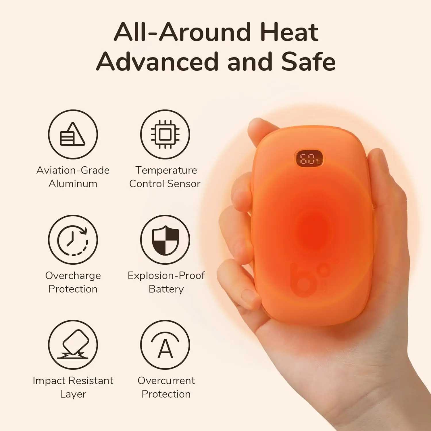 9000mah Cashmere hand warmer