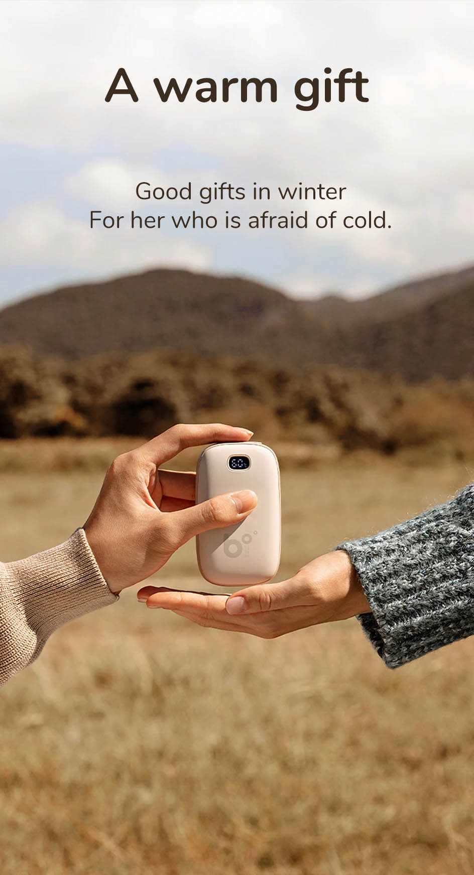 9000mah Cashmere hand warmer