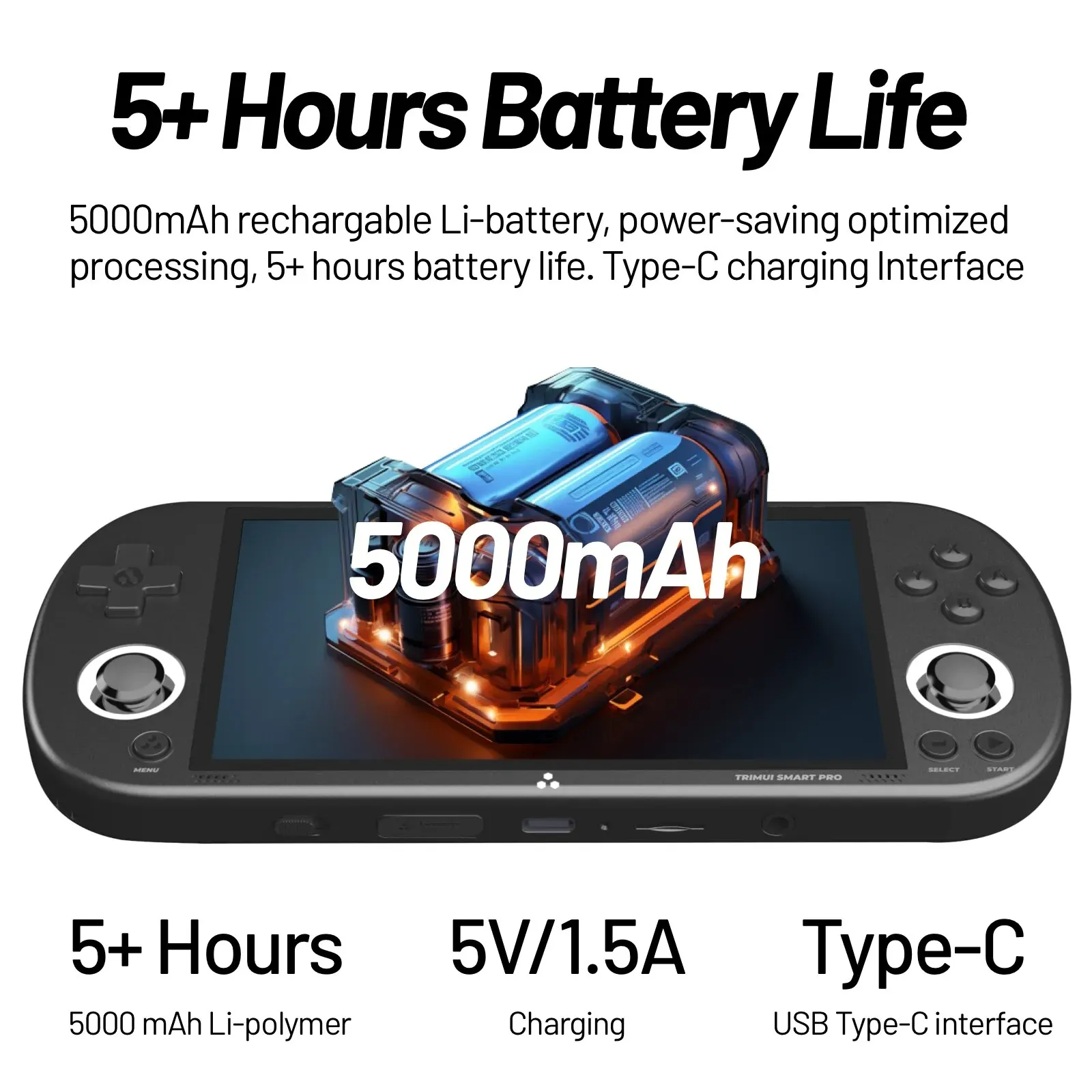 Long-lasting Battery Life