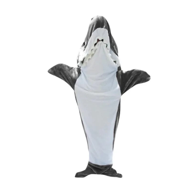 Shark Blanket Hoodie Adult