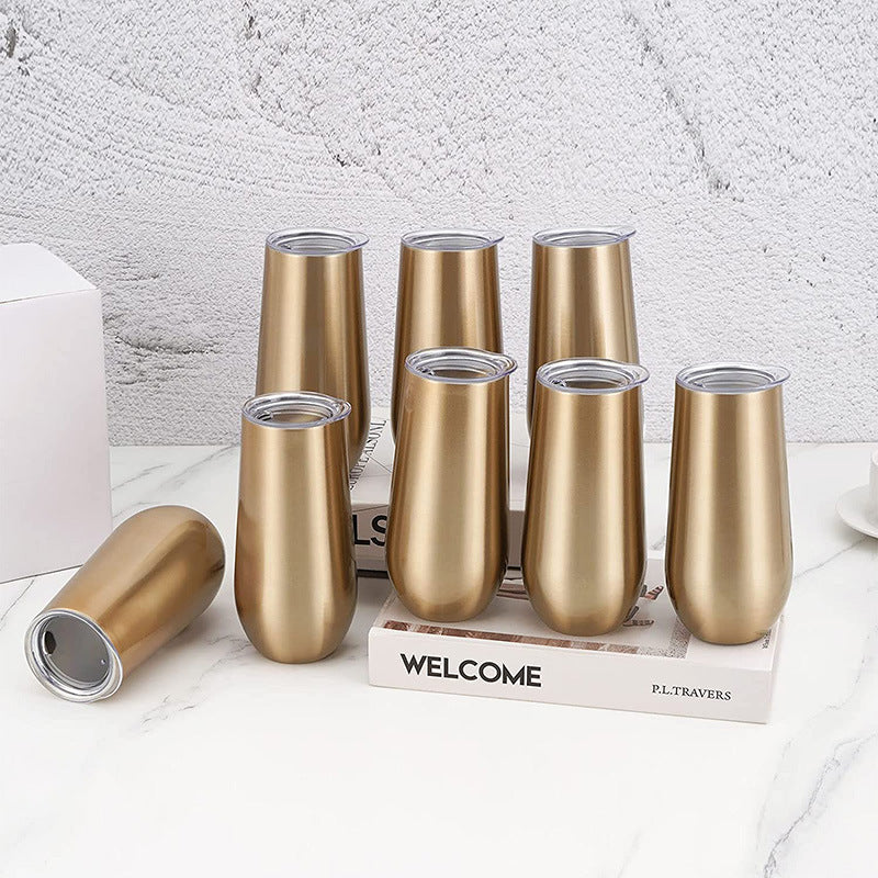 Personalized 6oz Bridesmaid Champagne Flute Tumbler