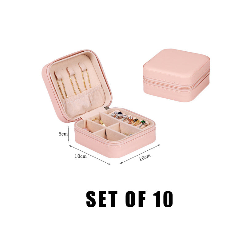 New shiny surface ｜Travel Jewelry Box｜Bridesmaid Gifts