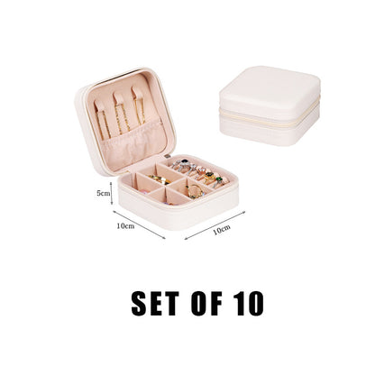 New shiny surface ｜Travel Jewelry Box｜Bridesmaid Gifts