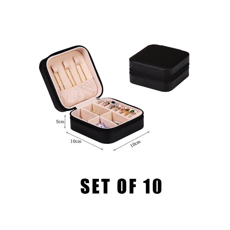 New shiny surface ｜Travel Jewelry Box｜Bridesmaid Gifts