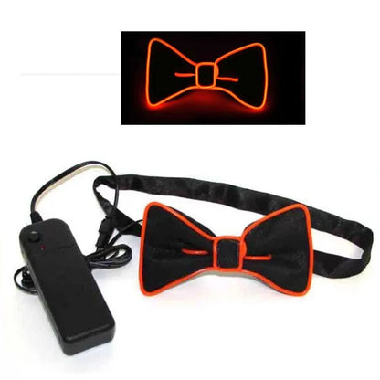 Light Up Men's Led Suspenders Bow Tie