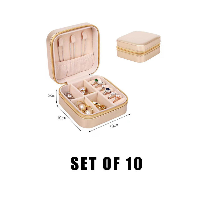 New shiny surface ｜Travel Jewelry Box｜Bridesmaid Gifts