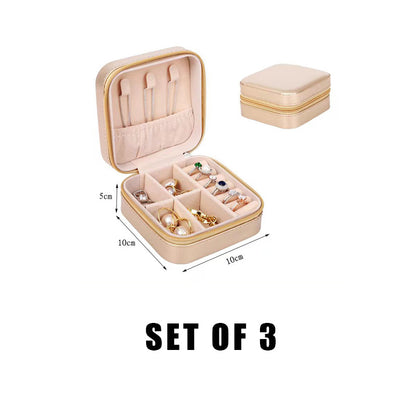 New shiny surface ｜Travel Jewelry Box｜Bridesmaid Gifts