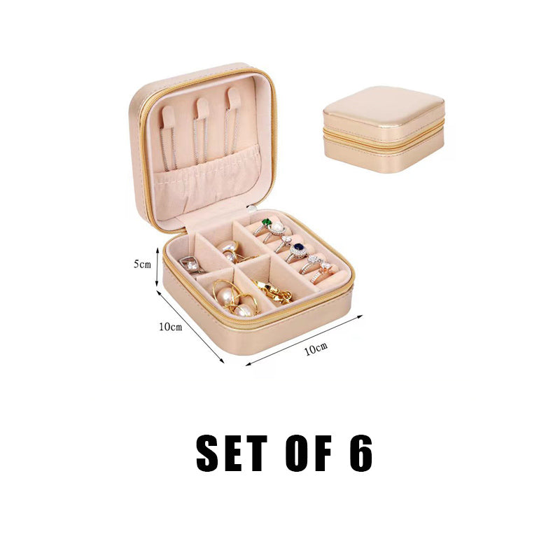 New shiny surface ｜Travel Jewelry Box｜Bridesmaid Gifts