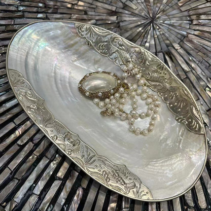 Natural Shell Jewelry Tray