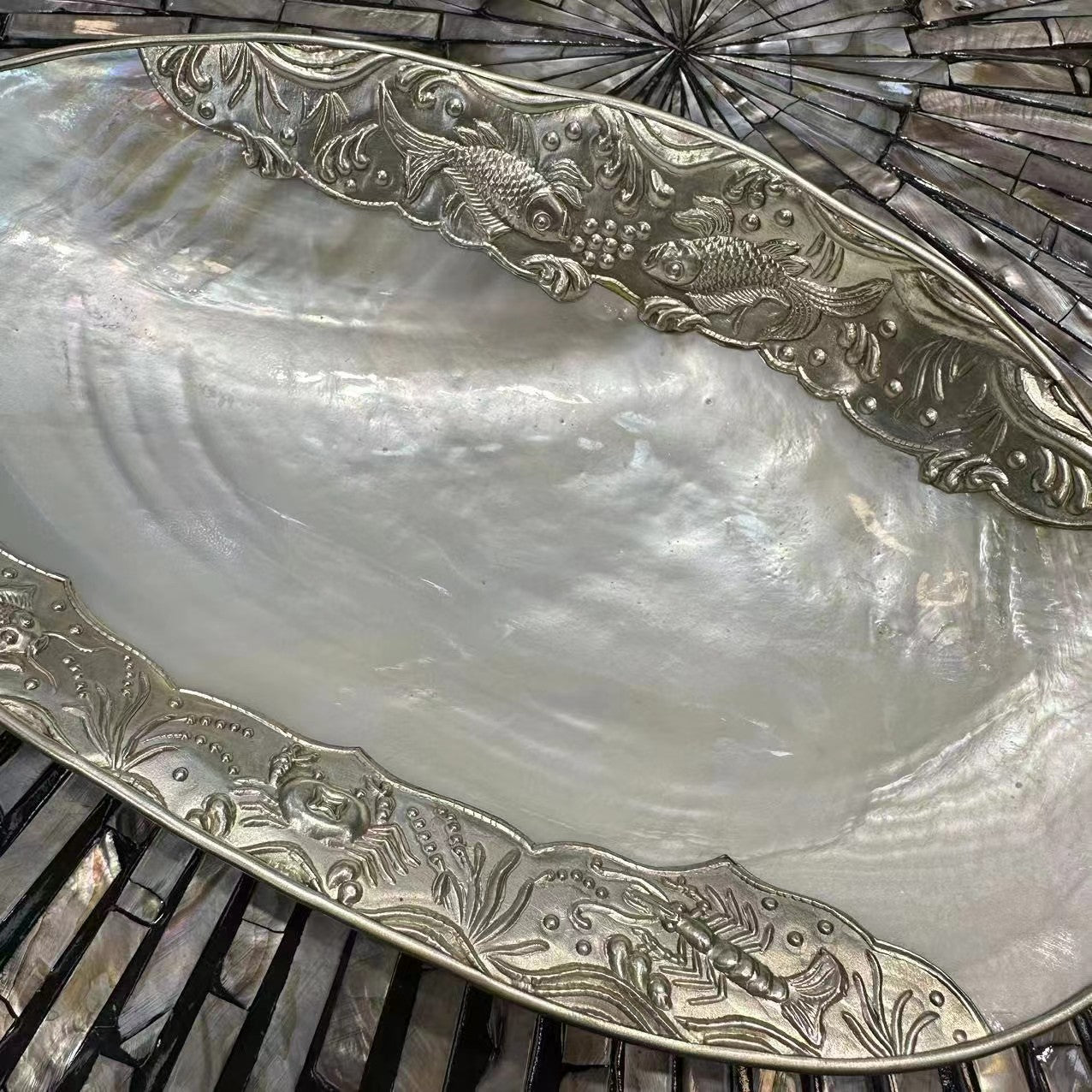 Natural Shell Jewelry Tray