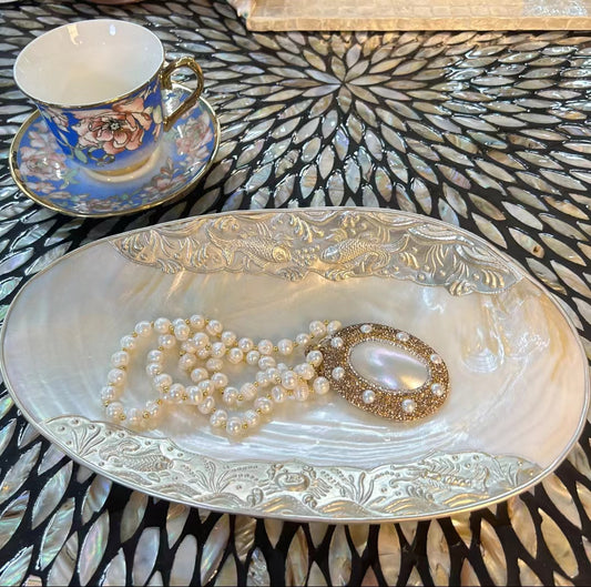 Natural Shell Jewelry Tray