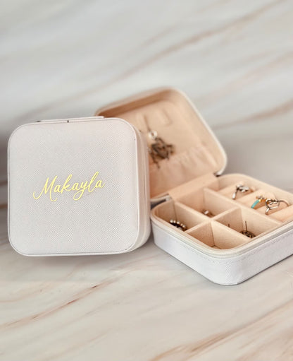 Personalized Gifts｜Travel Jewelry Box｜Bridesmaid Gifts