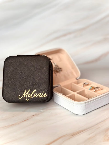 Personalized Gifts｜Travel Jewelry Box｜Bridesmaid Gifts