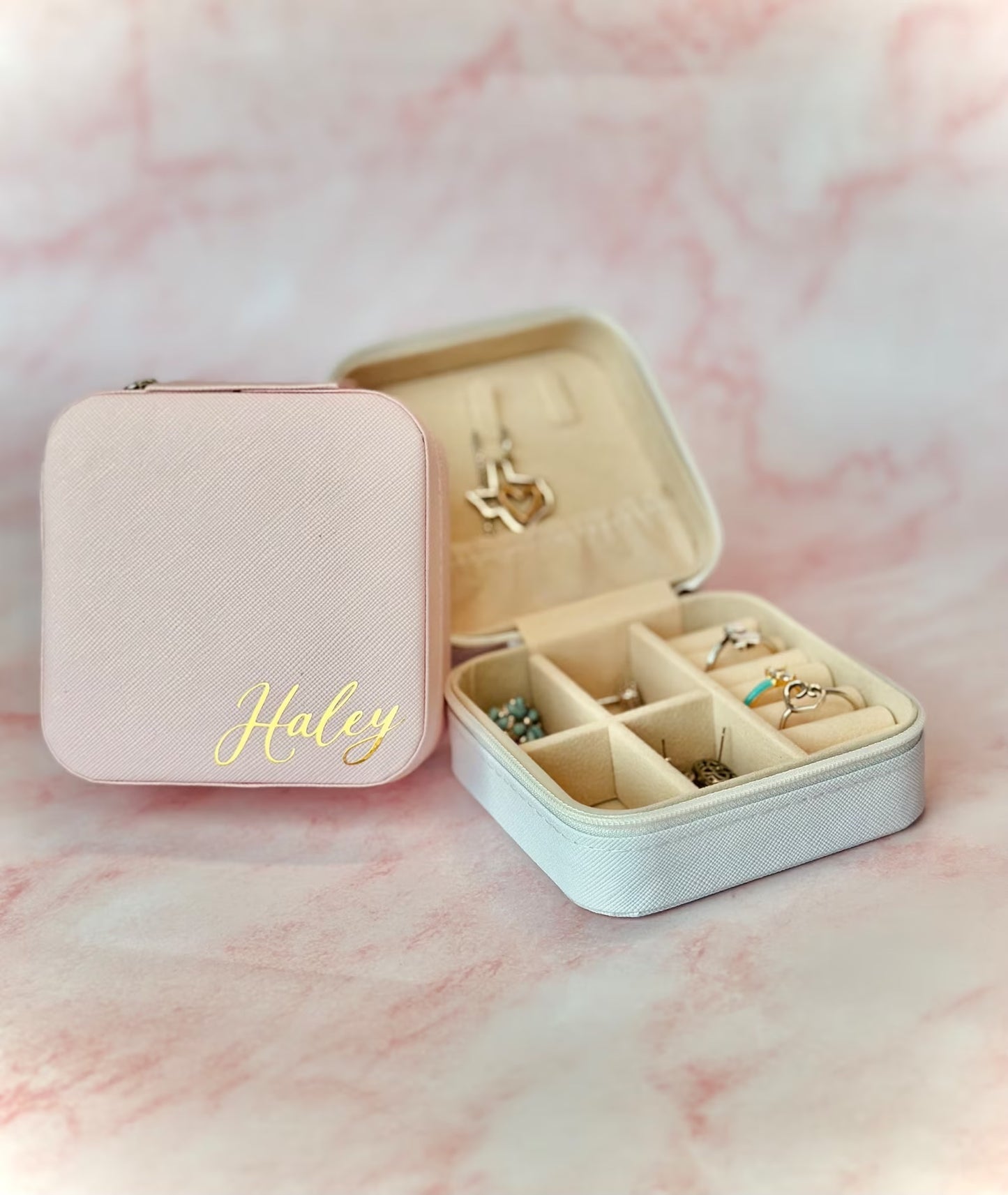 Personalized Gifts｜Travel Jewelry Box｜Bridesmaid Gifts