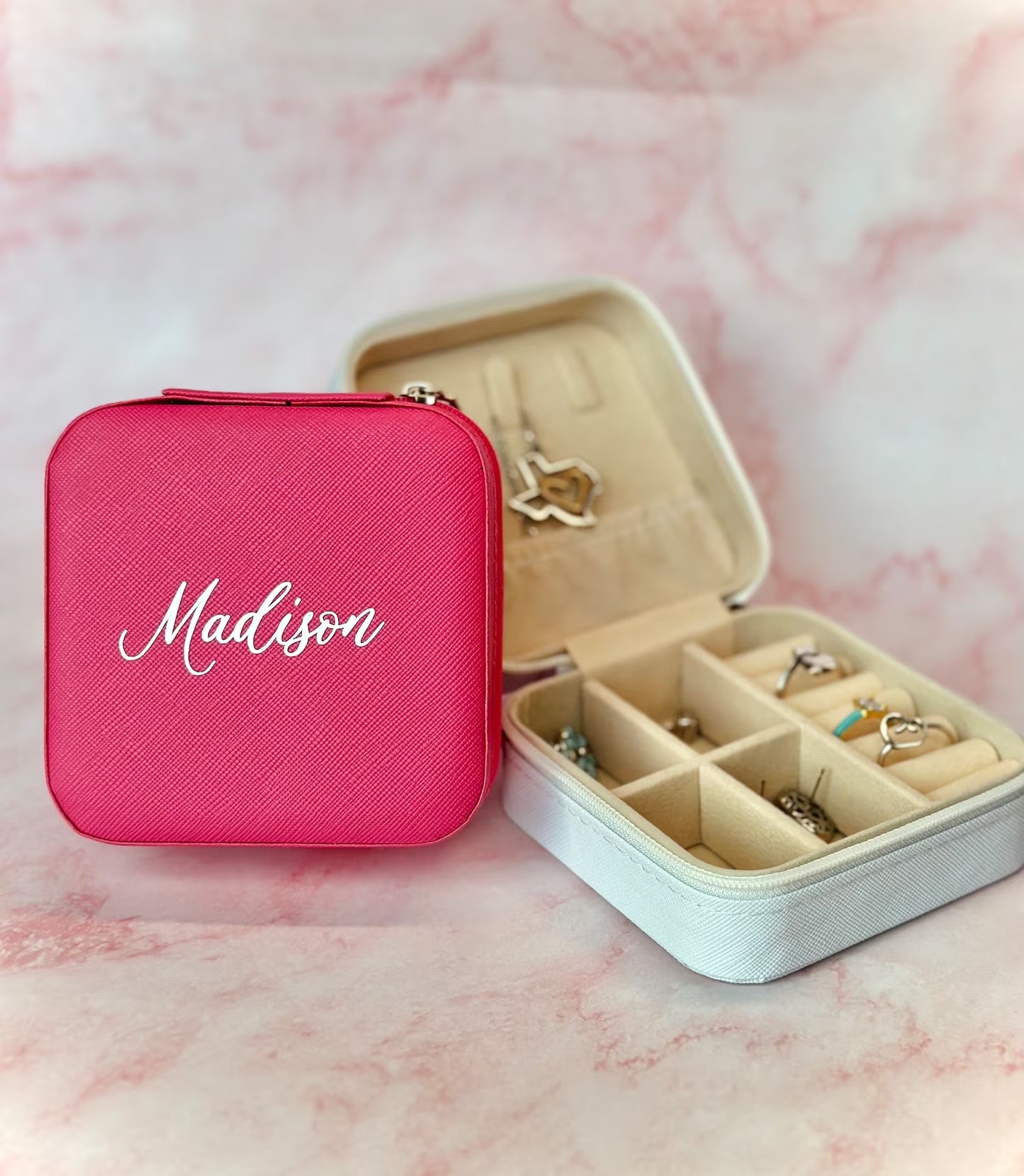 Personalized Gifts｜Travel Jewelry Box｜Bridesmaid Gifts