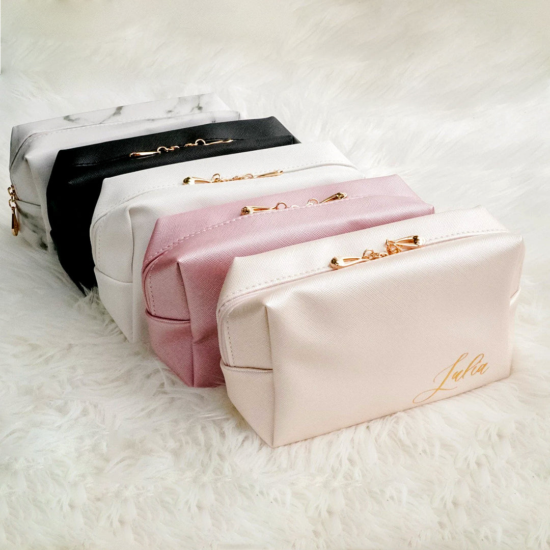 Personalized Makeup Bag | Toiletry Bag | Bridesmaid Bag